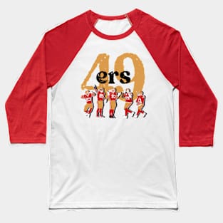 George kittle 85 x Nick bosa 97 x Deebo samuel 19 x Brock Purdy 13 x Christian mccaffrey 23 Baseball T-Shirt